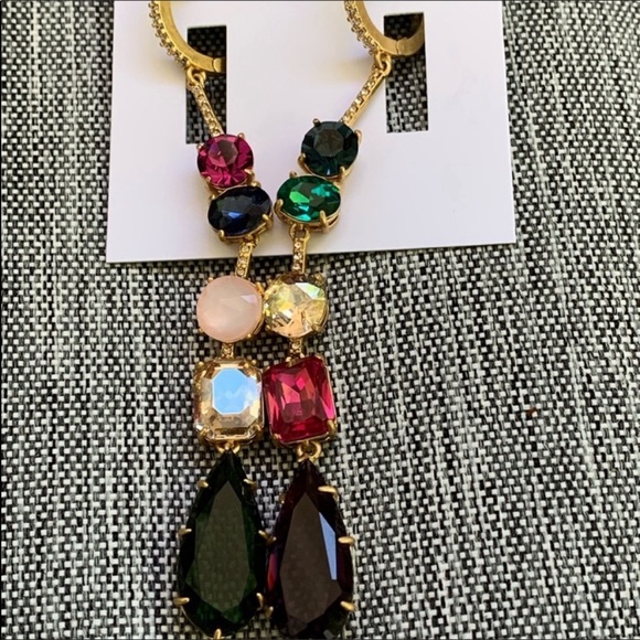 Kate Spade Gold Tone she has spark linear earrings - Picture 6 of 7